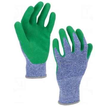 Protective gloves | Size: 8,M | blue,green | latex
