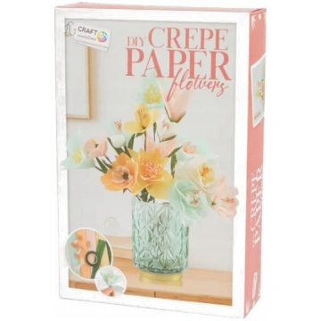 Craft Sensations kreppapīra ziedi DIY radošie darb