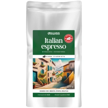 Kafijas pupiņas 4Swiss Italian Espresso 500 g 5906