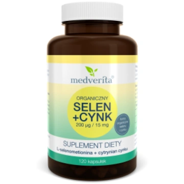 Selenium 200 mcg + Zinc 15 mg Medverita 120 caps