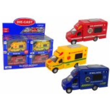 LEAN Toys Car Rescue Vehicle Police Fire Brigade F