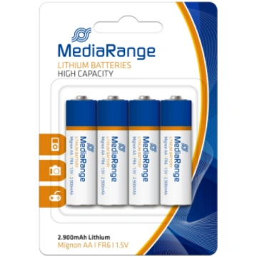 BATTERY LITHIUM MIGNON AA 1.5V/4PCS MRBAT154 MEDIA