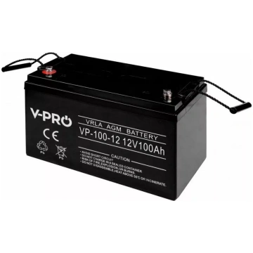 Akumulators Volt AGM VPRO 12V 100 Ah, hermētisks b