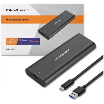Qoltec 50312 storage drive enclosure SSD enclosure