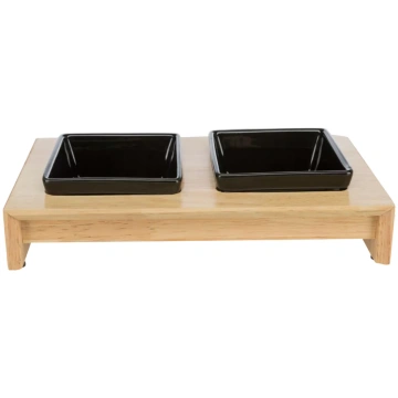 Paliktnis ar bļodām – TRIXIE Bowl Set, Ceramic/Woo