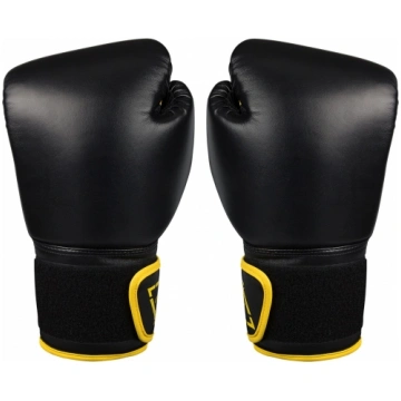 Boxing gloves AVENTO 41BN 10oz black PU leather 55