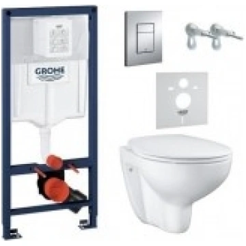 Grohe komplekts - s ar vāku, rāmis Solido + tausti