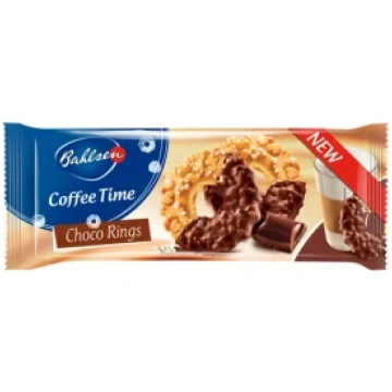 Sviesta cepumi BAHLSEN Coffee Time riņķīši ar šoko