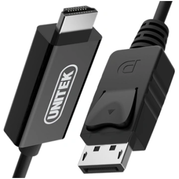 Kabel Unitek DisplayPort - HDMI 1.8m czarny (Y-511