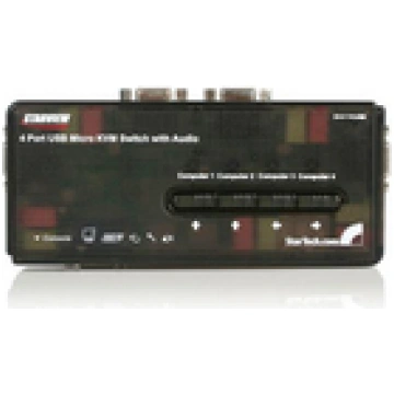 StarTech.com 4 PORT USB KVM SWITCH AUDIO ( SV411KU