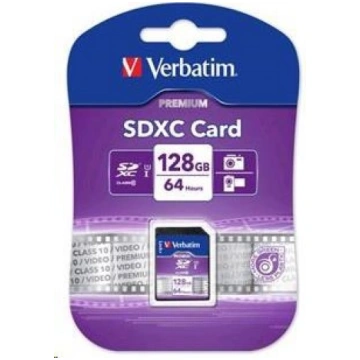 Verbatim Premium SDXC 128 GB Class 10 UHS-I/U1 (44
