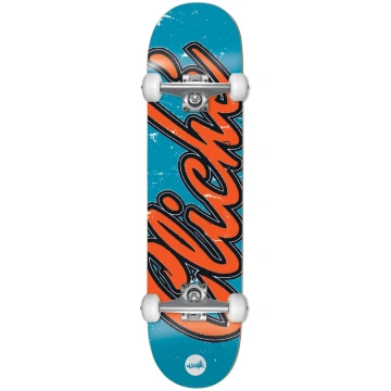 Old Logo 8" Complete Skateboard Blue/Orange Cliché