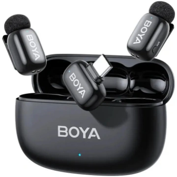 Bezvadu lavaliera mikrofons Boya mini 2-02 USB-C, 