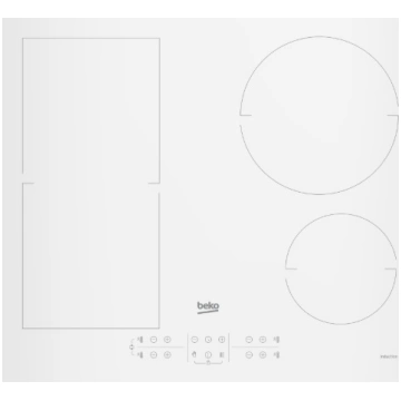 Beko HII64200FMTW indukcijas plīts virsma, 60 cm,