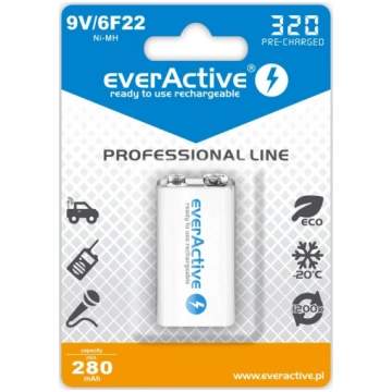 AK9.eA.PL1; 6F22/9V akumulatori 8.4V everActive Pr