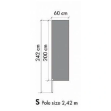 Reklāmas karoga masts (masts un karogs) Nr.219/9- 