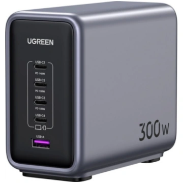 UGREEN Nexode 300W 5-Port PD GaN Fast Charger Tīkl