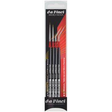 Set 4 Pennelli UltraFini - Sintetico Micro Nova da