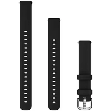 Garmin Silicone band, 14mm, Black - for Lily 2 (01