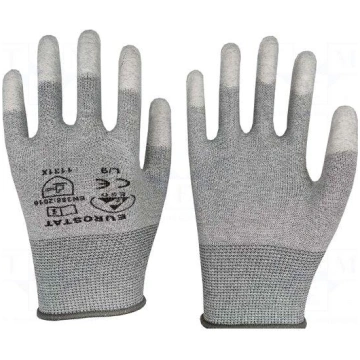 Cleanroom acces: protective gloves | grey | XL | I
