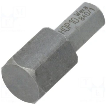 Screwdriver bit | hex key | HEX 10mm | 1/4" | Over