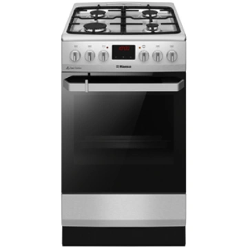 Hansa FCMX5825092 Inox Elektriskā plīts ar gāzes v