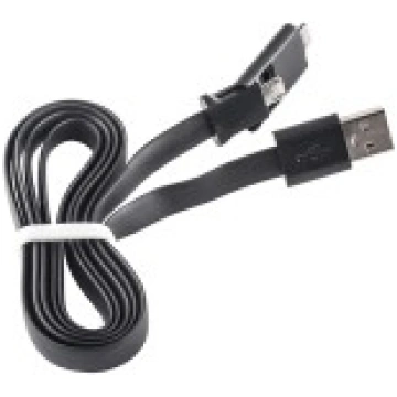 Forever 1M 2in1 Flat Silicone USB to Lightning / M