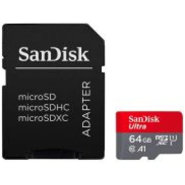 Sandisk Ultra microSDXC 64GB + SD Adapter 140MB /