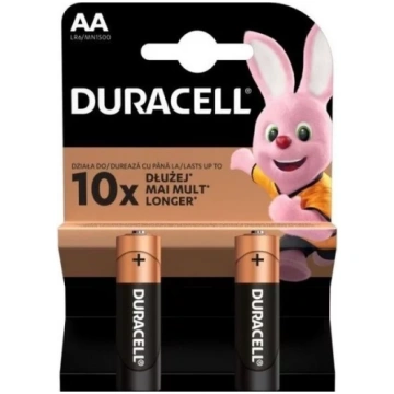 Baterijas DURACELL Basic AA, LR06, 2gb DUR-AA-2