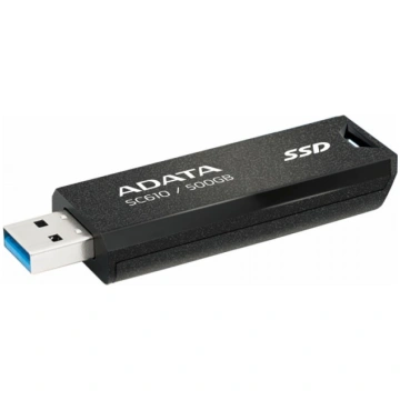 Adata External SSD SC610 500GB USB 3.2 Gen 2 Black