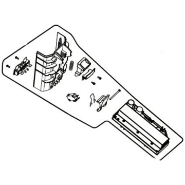 Vadības plate ECCS-58 V, ECHO, 120542003, 58 V