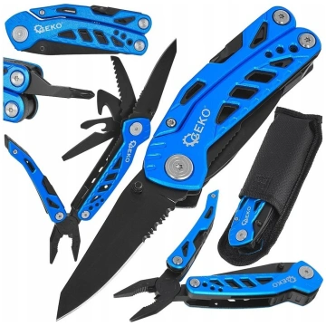 Geko Multitool GRIP BLACK SURVIVAL SERIES (48) | 5