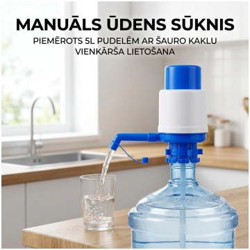 Universāls Manuālais Ūdens Pumpis Lielām un Mazām 