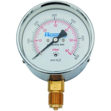 MANOMETRO X GAS A.I. 1/4 Tecnogas