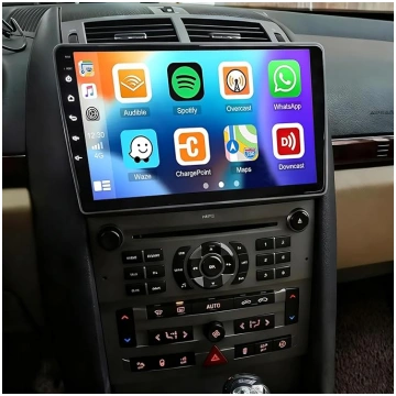 4+64G Auto radio 2 Din saderīgs ar Peugeot 407 200