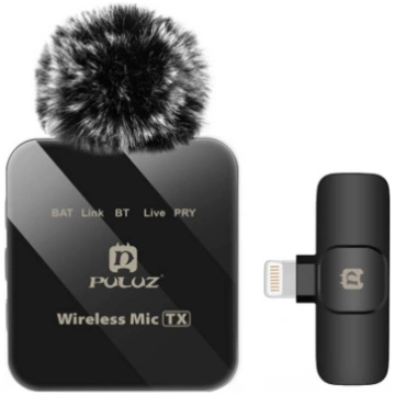 Wireless Lavalier Microphone PULUZ PU647B (lightni