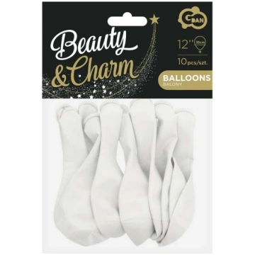 Balonu komplekti ovāls GoDan Beauty & Charm, balta