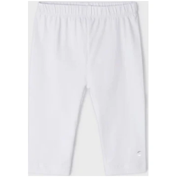 Mayoral Leggings Basico Corto Bianco