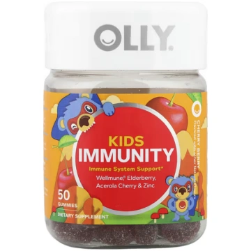 OLLY, Kids Immunity, Cherry Berry, 50 Gummies