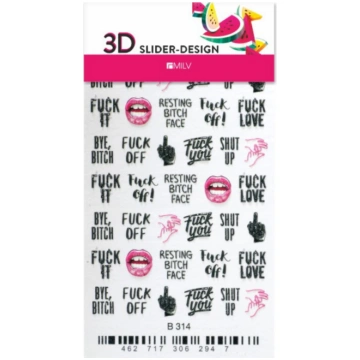 3D-slaideris nagu dizainam, B314