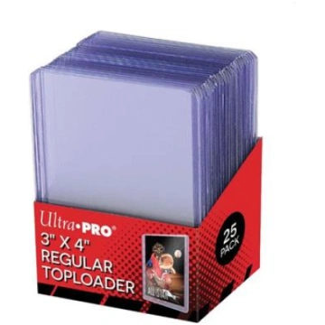 UP - Toploader - 3" x 4" Clear Regular (25 pieces)