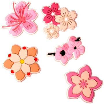 krainaGSM Sticker 3D Pink blossom zestaw 5 szt GSM