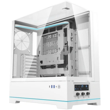 Darkflash DY450 computer case without fans (white)