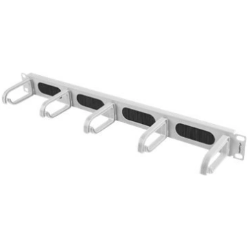Lanberg 19" Cable Management Brush Panel 5 Rings T
