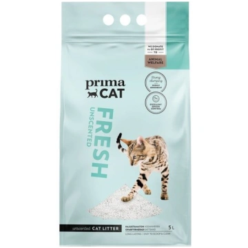 Primacat Fresh kaķu smiltis baltais bentonīts, bez