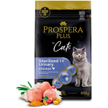 Barība kaķiem – Prospera Plus Sterilized 1+ Chicke