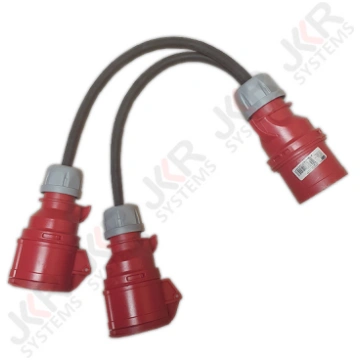 32A 3F pāreja uz 2x16A 3F 1m