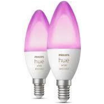 Philips Huebaltie + krāsainie toņi 4W B39 E14 gudr