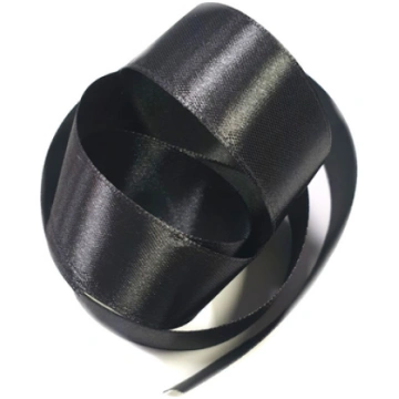Sēru lente 3x2.5cm melna
