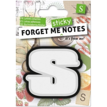 IF Forget me sticky notes kart samoprzylepne liter